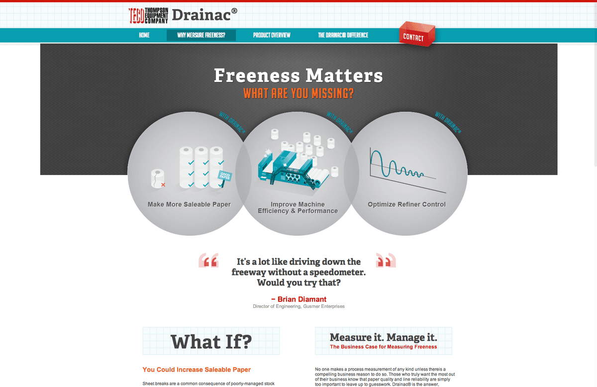 Persuasion Microsite example