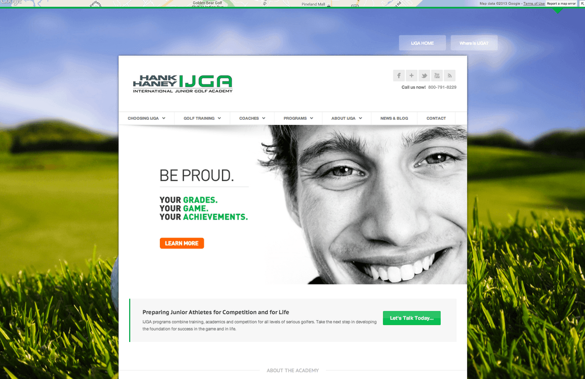 Persuasion Microsite example