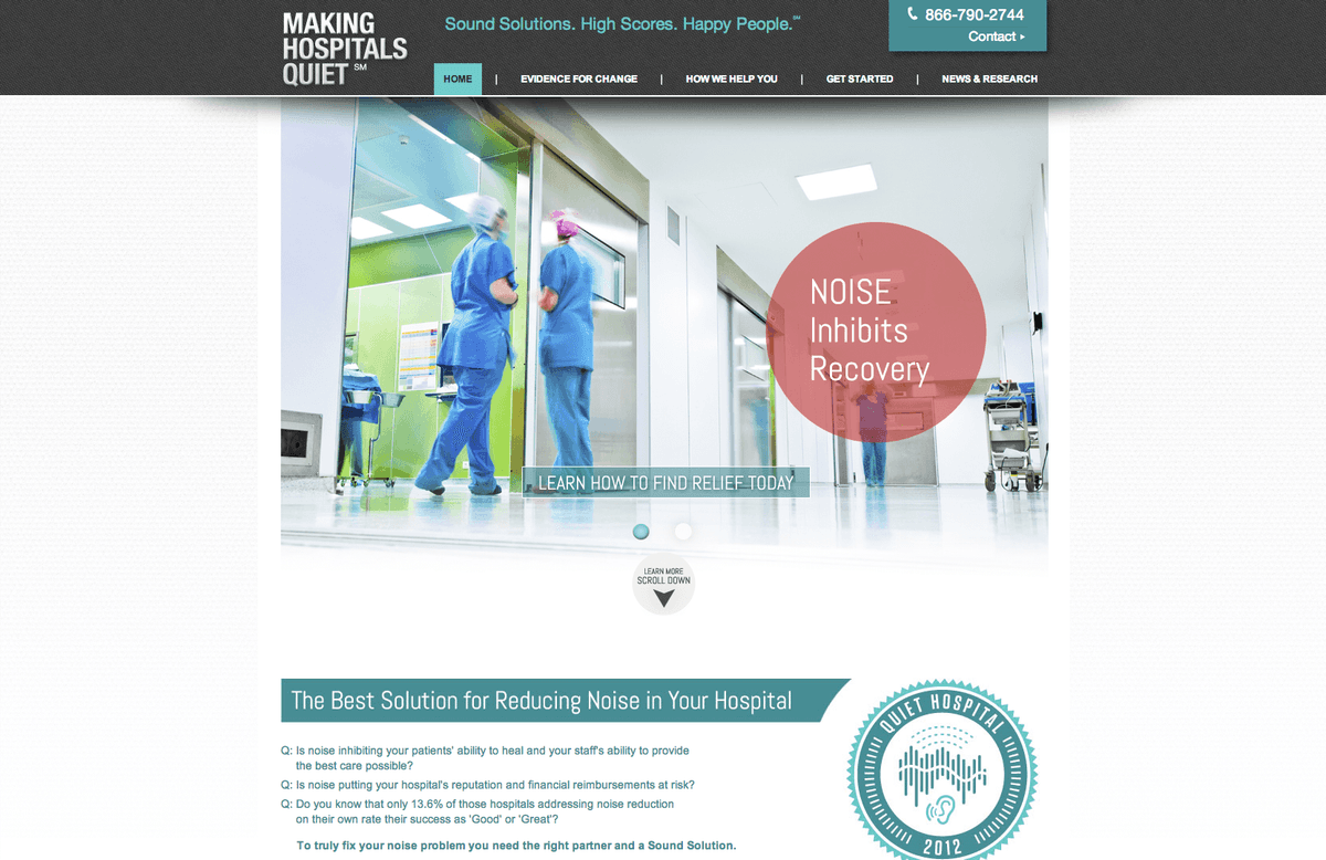 Persuasion Microsite example